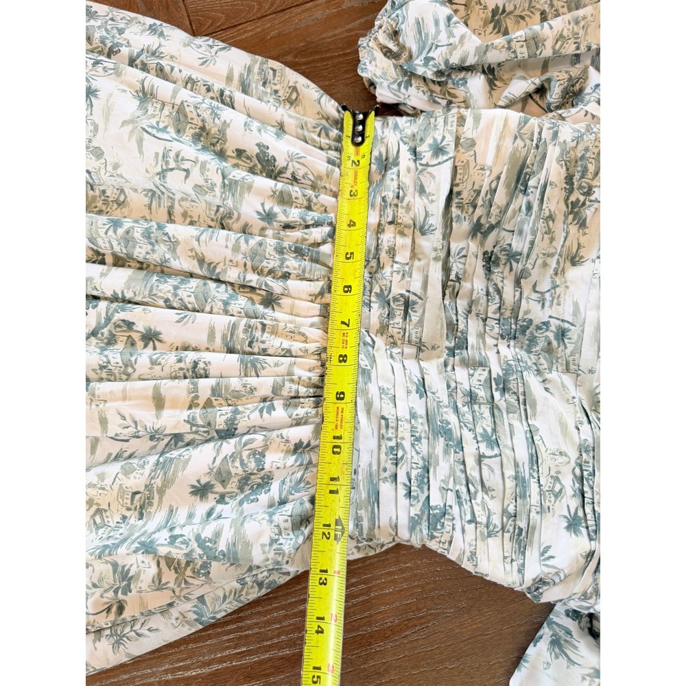 Abercrombie & Fitch Emerson Midi Dress Women Green Size S - Picture 9 of 9